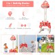3-in-1 adjustable height kids' playset featuring basketball, football, and ring toss for fun and skill development.