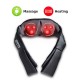 Electric back and neck massager with 8 nodes and heating function, ideal for relaxation at home, office, or in the car.