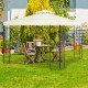 Patio gazebo canopy tent with double tier roof, sturdy steel frame, and decorative patterns for outdoor gatherings.