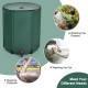 53-gallon portable collapsible rain barrel made of anti-corrosion PVC, ideal for watering flowers and outdoor cleaning.