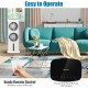 3-in-1 evaporative air cooler in white with remote control, LED display, and 80° oscillation for effective cooling.
