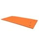 Bright orange 3-layer water floating pad made of eco-friendly XPE foam, ideal for 4-6 people for summer fun.