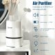 Mini Ionic 3-in-1 HEPA air purifier with nightlight, featuring efficient filtration and low noise for a quiet.