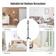 Adjustable black wooden coat rack with 9 hooks, ideal for entryway, living room, or bedroom organization.