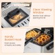 Clear viewing window and handy basket hook on the 5.3-Qt electric deep fryer for safe, easy cooking and oil drainage.