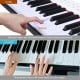 Close-up of BX-II digital piano keys showing standard depth of 10mm for better playing experience and touch sensitivity.