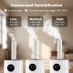 Three adjustable mist levels of the 5.5Gal humidifier with 360° nozzles for large room comfort and easy operation.