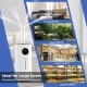 5.5Gal humidifier with 360° nozzles, ideal for large rooms, featuring a touch panel and remote control for easy.