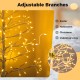 Lighted 6 FT birch tree with adjustable branches and 320 warm white LED lights, perfect for holiday decor and events.