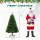 5-foot artificial Christmas tree with 990 branch tips and 7 lighting modes, ideal for holiday gatherings and parties.