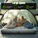 Spacious 5-7 person inflatable camping tent with screened porch, 13 ft x 9.5 ft, waterproof, and durable design.