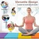 5-panel folding gymnastics mat in vibrant colors, featuring soft EPE foam for comfort, ideal for yoga and fitness.