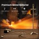 5-piece fireplace tool set in copper with poker, tongs, brush, and shovel for efficient fire management and cleaning.