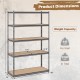 5-tier garage shelving unit with adjustable shelves, metal frame, and 2200 lbs capacity for versatile storage solutions.