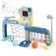 5-in-1 toddler sports toy featuring adjustable basketball hoop, soccer, golf, and bowling for fun and skill development.