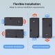 5 Ton 17 SEER2 heat pump system shown in horizontal and vertical installation options for flexible setup.