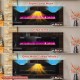 Electric fireplace showing flame and heat settings, featuring 12 flame colors and remote control for customizable.
