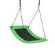 Green 60-inch platform tree swing with adjustable ropes, made of durable Oxford fabric and solid steel frame for.