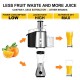 2 Speed Electric Juice Press with 75mm feeder chute for whole fruits, high efficiency, and easy cleaning for healthy.