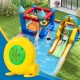 610W bounce house blower with handle, designed for quick inflation and secure operation of inflatables.