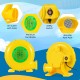 610W bounce house blower with safety switch, air outlet grille, and non-slip foot pads for secure operation.