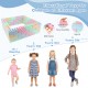 64 pcs building blocks in mild colors for toddlers, promoting creativity and fine motor skills for ages 18 months and.