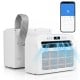 6500 BTU window AC unit with WiFi control, quiet operation, and a 24H timer, ideal for spaces up to 120 sq.ft.