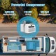 6500 BTU window AC unit in white with WiFi control, covering 120 sq.ft, ideal for RVs and quiet operation.