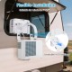 6500 BTU window AC unit with WiFi control, suitable for windows 1"-5.7", designed for RVs and small spaces.
