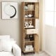 67-inch tall bathroom cabinet with PE rattan design, featuring 2 doors, a drawer, and adjustable shelves for versatile.