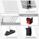 Adjustable pop up canopy with sturdy metal frame and sunray blocked cover, ideal for outdoor activities like camping.