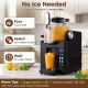 Frozen drink maker in black with 68 oz capacity, perfect for making slushies and ice cream at home in minutes.