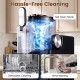 Self-cleaning feature of the 68 oz Frozen Drink Maker allows for hassle-free maintenance with dishwasher and hand washing options.