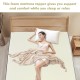 3-inch twin size mattress topper made of breathable air cotton, providing comfort and pressure relief for restful sleep.