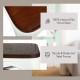 Close-up of the sturdy steel frame and 100% natural elm wood seat of the Tolix style dining chair set.
