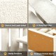 Close-up of the 4-step pet stairs with thick soft lamb velvet, sturdy particle board, and 6" deep stair step for cats.