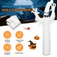 12-foot Halloween inflatable ghost decoration with built-in LED lights, ideal for yard or park display.