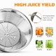 Close-up of the Centrifugal Juicer's stainless steel filter, showcasing high juice yield and easy cleaning features.
