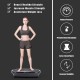 Mini vibration body fitness platform in black with remote control and resistance bands for full body training and.