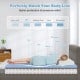 Gel memory foam mattress with convoluted design for adjustable beds, offering pressure relief and breathability.