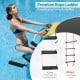 Rope ladder with anti-slip protection for the 15 Feet Inflatable Splash Padded Water Bouncer, ensuring safe boarding.