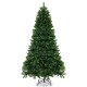 6-foot Christmas tree featuring lush PVC branch tips and warm white LED lights, ideal for creating a cozy holiday.