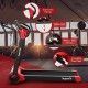 Folding treadmill with 2.25 HP motor, LED display, and phone holder for home and office workouts.