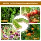 U-shaped wooden garden raised bed made of natural fir wood, ideal for cultivating vegetables, flowers, and fruits.