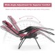 Folding recliner lounge chair with adjustable back, shade canopy, and cup holder for outdoor relaxation and comfort.