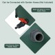Spigot with switch for 14mm garden hoses and overflow for 24mm hoses on the 53-gallon collapsible rain barrel.