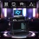 All-in-one professional gaming desk with a spacious surface, cup holder, and headphone holder for enhanced gaming.