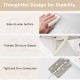 Wall-mounted drop-leaf table with easy-to-wipe surface and triangle support, ideal for small spaces and multifunctional.