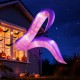 Giant 6.5 ft inflatable tentacles with LED lights, perfect for Halloween decoration, featuring suction cups for easy.