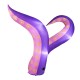 Giant 6.5 ft inflatable tentacles in purple and pink with LED lights, perfect for Halloween decorations.
